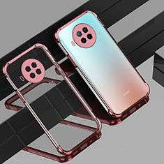 Ultra-thin Transparent TPU Soft Case Cover S01 for Xiaomi Mi 10i 5G Rose Gold