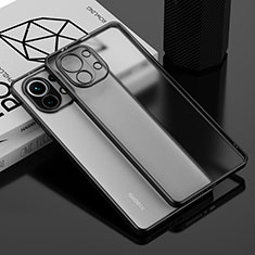 Ultra-thin Transparent TPU Soft Case Cover S01 for Xiaomi Mi 11 5G Black