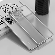 Ultra-thin Transparent TPU Soft Case Cover S01 for Xiaomi Mi 11 Lite 5G NE Silver