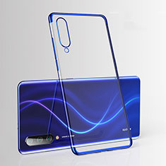 Ultra-thin Transparent TPU Soft Case Cover S01 for Xiaomi Mi A3 Blue