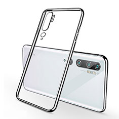 Ultra-thin Transparent TPU Soft Case Cover S01 for Xiaomi Mi Note 10 Pro Silver