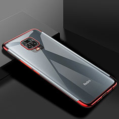 Ultra-thin Transparent TPU Soft Case Cover S01 for Xiaomi Poco M2 Pro Red