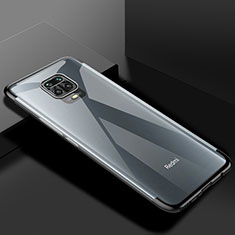 Ultra-thin Transparent TPU Soft Case Cover S01 for Xiaomi Redmi Note 9S Black