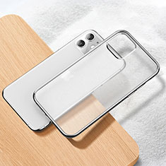 Ultra-thin Transparent TPU Soft Case Cover S02 for Apple iPhone 11 Silver