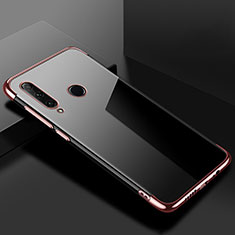 Ultra-thin Transparent TPU Soft Case Cover S02 for Huawei Honor 20 Lite Rose Gold