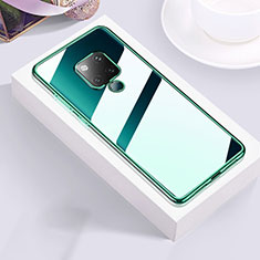 Ultra-thin Transparent TPU Soft Case Cover S02 for Huawei Mate 20 X 5G Green