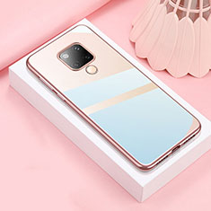 Ultra-thin Transparent TPU Soft Case Cover S02 for Huawei Mate 20 X 5G Rose Gold