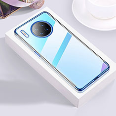 Ultra-thin Transparent TPU Soft Case Cover S02 for Huawei Mate 30 Blue