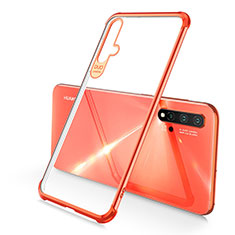Ultra-thin Transparent TPU Soft Case Cover S02 for Huawei Nova 5 Orange