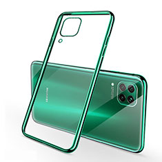 Ultra-thin Transparent TPU Soft Case Cover S02 for Huawei Nova 6 SE Green