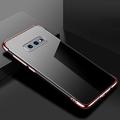 Ultra-thin Transparent TPU Soft Case Cover S02 for Samsung Galaxy S10e Rose Gold