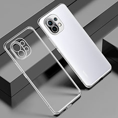 Ultra-thin Transparent TPU Soft Case Cover S02 for Xiaomi Mi 11 Lite 5G Clear