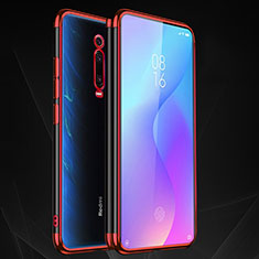 Ultra-thin Transparent TPU Soft Case Cover S02 for Xiaomi Mi 9T Pro Red