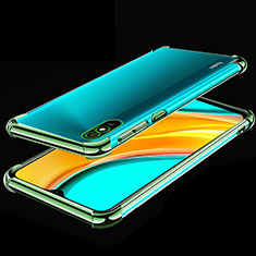 Ultra-thin Transparent TPU Soft Case Cover S02 for Xiaomi Redmi 9A Green