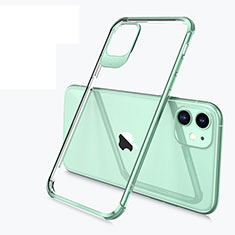 Ultra-thin Transparent TPU Soft Case Cover S03 for Apple iPhone 11 Green