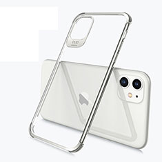 Ultra-thin Transparent TPU Soft Case Cover S03 for Apple iPhone 11 Silver