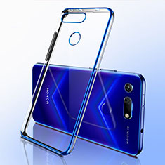 Ultra-thin Transparent TPU Soft Case Cover S03 for Huawei Honor V20 Blue
