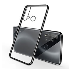 Ultra-thin Transparent TPU Soft Case Cover S03 for Huawei P20 Lite (2019) Black