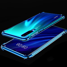 Ultra-thin Transparent TPU Soft Case Cover S03 for Huawei P30 Blue