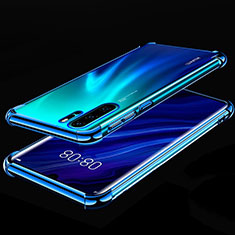 Ultra-thin Transparent TPU Soft Case Cover S03 for Huawei P30 Pro Blue