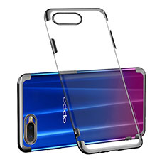 Ultra-thin Transparent TPU Soft Case Cover S03 for Oppo K1 Black