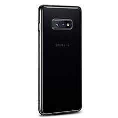 Ultra-thin Transparent TPU Soft Case Cover S03 for Samsung Galaxy S10e Black