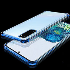 Ultra-thin Transparent TPU Soft Case Cover S03 for Samsung Galaxy S20 5G Blue