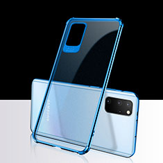 Ultra-thin Transparent TPU Soft Case Cover S03 for Samsung Galaxy S20 Plus Blue