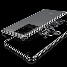 Ultra-thin Transparent TPU Soft Case Cover S03 for Samsung Galaxy S20 Ultra 5G Clear