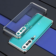 Ultra-thin Transparent TPU Soft Case Cover S03 for Xiaomi Mi 10 Pro Silver