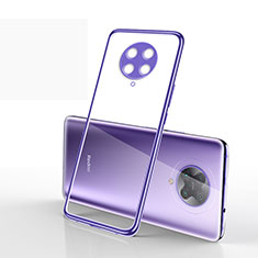 Ultra-thin Transparent TPU Soft Case Cover S03 for Xiaomi Redmi K30 Pro 5G Purple