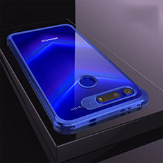 Ultra-thin Transparent TPU Soft Case Cover S04 for Huawei Honor View 20 Blue