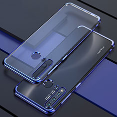 Ultra-thin Transparent TPU Soft Case Cover S04 for Huawei Nova 5i Blue