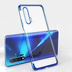 Ultra-thin Transparent TPU Soft Case Cover S04 for Huawei Nova 6 5G Blue