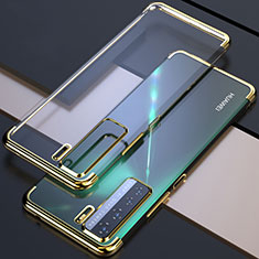 Ultra-thin Transparent TPU Soft Case Cover S04 for Huawei Nova 7 SE 5G Gold