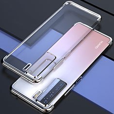 Ultra-thin Transparent TPU Soft Case Cover S04 for Huawei Nova 7 SE 5G Silver