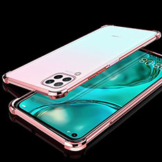 Ultra-thin Transparent TPU Soft Case Cover S04 for Huawei Nova 7i Rose Gold