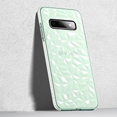 Ultra-thin Transparent TPU Soft Case Cover S04 for Samsung Galaxy S10 5G Green