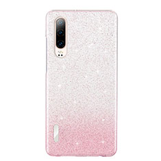 Ultra-thin Transparent TPU Soft Case Cover S05 for Huawei P30 Pink