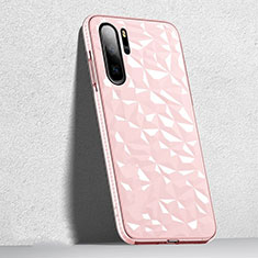 Ultra-thin Transparent TPU Soft Case Cover S05 for Huawei P30 Pro New Edition Pink