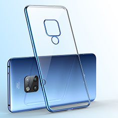 Ultra-thin Transparent TPU Soft Case Cover S06 for Huawei Mate 20 X 5G Blue