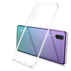 Ultra-thin Transparent TPU Soft Case Cover S06 for Huawei P20 Clear