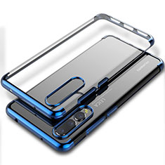 Ultra-thin Transparent TPU Soft Case Cover S06 for Huawei P20 Pro Blue