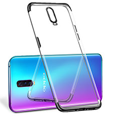 Ultra-thin Transparent TPU Soft Case Cover S06 for Oppo R17 Pro Black