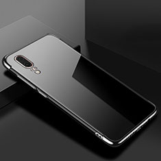 Ultra-thin Transparent TPU Soft Case Cover S07 for Huawei P20 Black