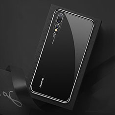 Ultra-thin Transparent TPU Soft Case Cover S07 for Huawei P20 Pro Black