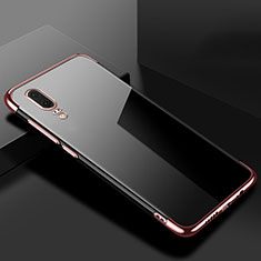 Ultra-thin Transparent TPU Soft Case Cover S07 for Huawei P20 Rose Gold