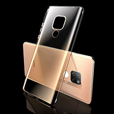 Ultra-thin Transparent TPU Soft Case Cover S08 for Huawei Mate 20 X 5G Gold