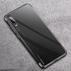 Ultra-thin Transparent TPU Soft Case Cover S08 for Huawei P20 Black