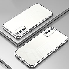 Ultra-thin Transparent TPU Soft Case Cover SY1 for Huawei Honor Play4T Pro Silver